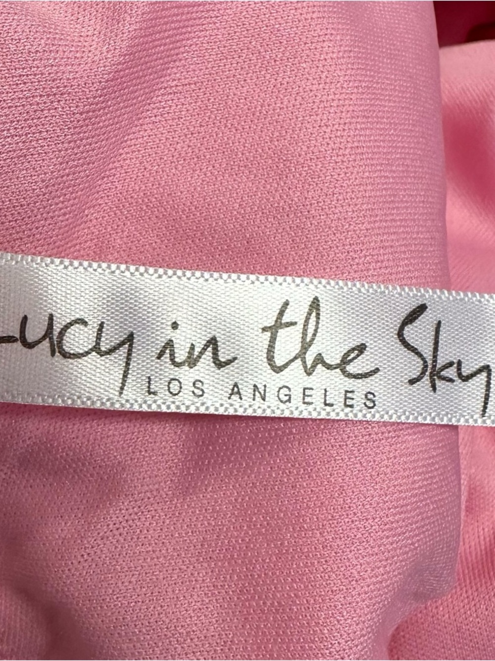 Lucy in the Sky Pink Sequin Mini Bodycon Dress Sleeveless Size S - Picture 7 of 8